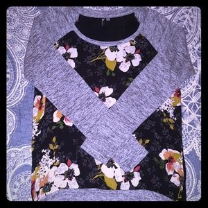 Long sleeve floral print Kut from the Kloth shirt